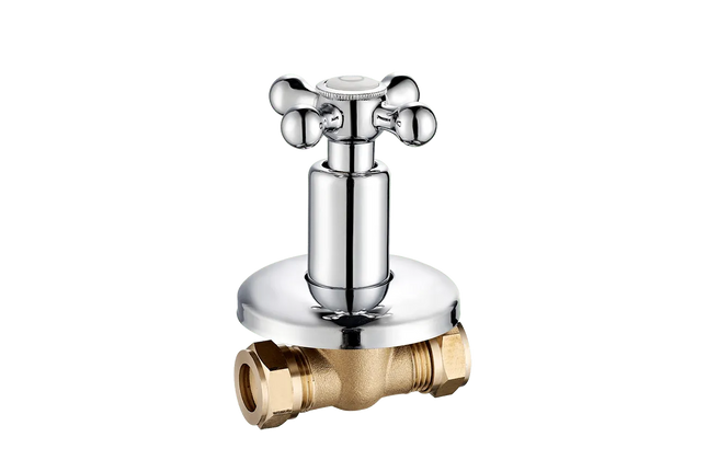Tap Undertile Stop Tap Victorian Handle-15mm