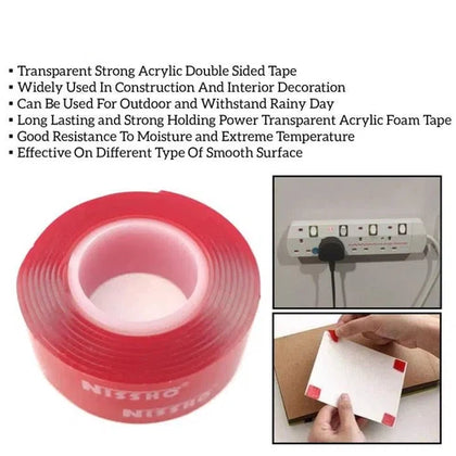 Tape Double Sided Nano Tape-24x0.8mm x 1.0m-