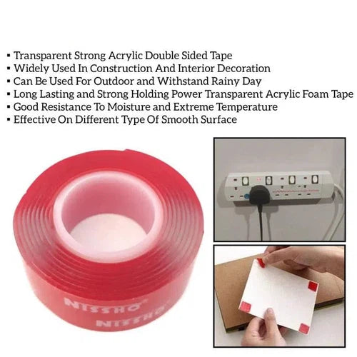 Tape Double Sided Nano Tape-24x0.8mm x 1.0m-