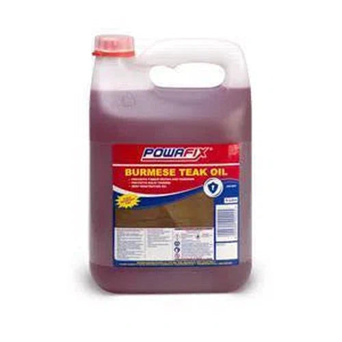 Teak Oil Powafix-Timber Treatment-Powafix-5L-diyshop.co.za