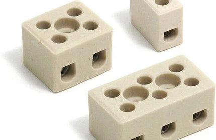 Terminal Connector Block Porcelain-3way 15𝐴 (