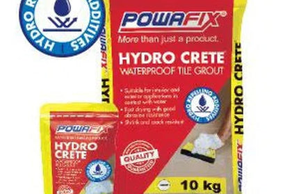 Tile Grout Waterproof Hydro Crete Powafix-Dove Grey-10𝐾𝑔