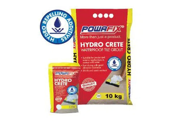 Tile Grout Waterproof Hydro Crete Powafix-Dove Grey-10𝐾𝑔
