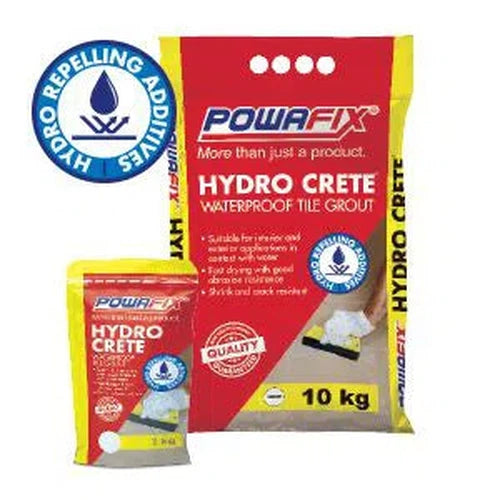 Tile Grout Waterproof Hydro Crete Powafix-Dove Grey-10𝐾𝑔-
