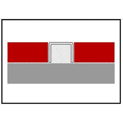 Tile Listello Stainless Steel-12mm-2.5m-
