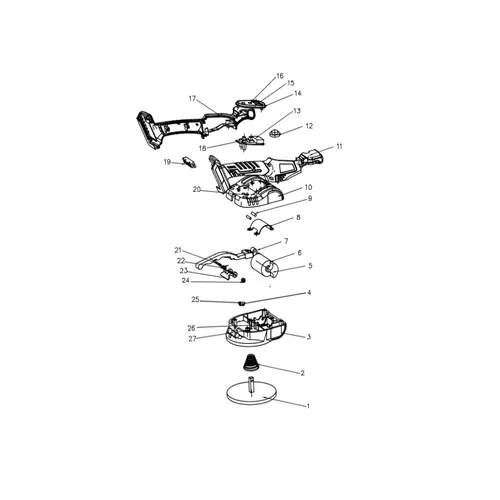 Tile Vibrator Cordless 20𝑉 iNGCO-Tool Only-