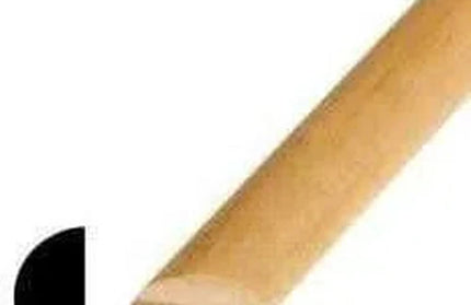 Timber Moulding Half 1/2 Round Pine »-⌀19 x 𝐻10𝑚𝑚 x 𝐿2.4𝑚