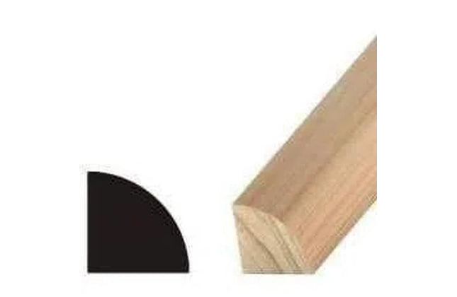 Timber Moulding Quarter 1/4 Round Pine »-⌀19𝑚𝑚 x 𝐿2.4𝑚