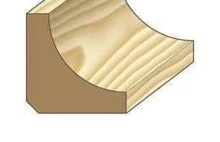 Timber Moulding Scotia Pine »-⌀19𝑚𝑚 x 𝐿2.4𝑚