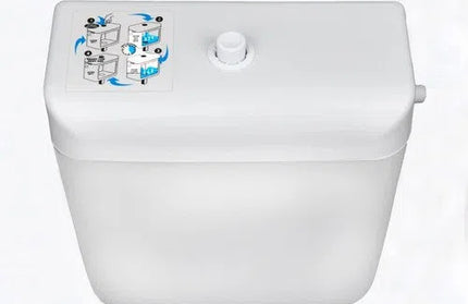 Toilet Cistern Plastic Top Flush-Default Title