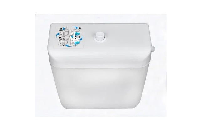 Toilet Cistern Plastic Top Flush-Default Title