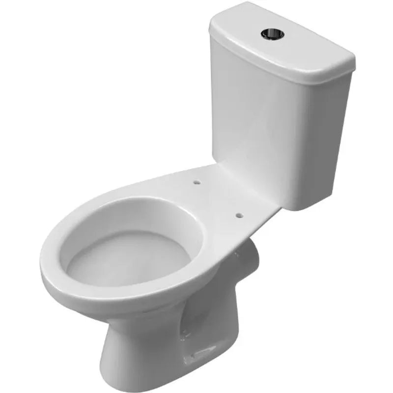 Toilet Suite Generic-Top Flush-White-