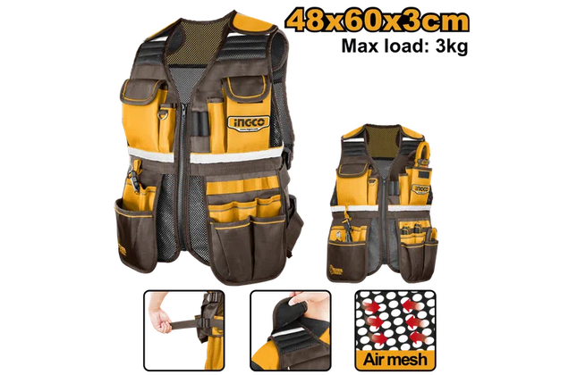 Tool Bag Vest Adjustable iNGCO-Default Title
