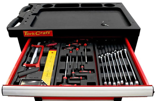 Tool Cabinet 6 Drawer Tork Craft-with Tools(184pc)-