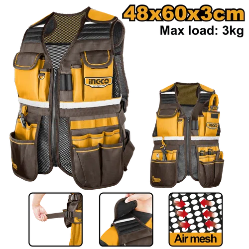 Tool Vest Adjustable iNGCO