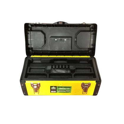 Toolbox Metal & ABS Waldo-W400xD200xH180mm-Black/Yellow-