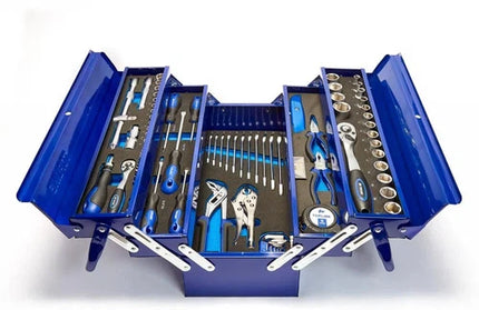 Toolbox Metal Cantilever with Tools 88pc Topline-Default Title