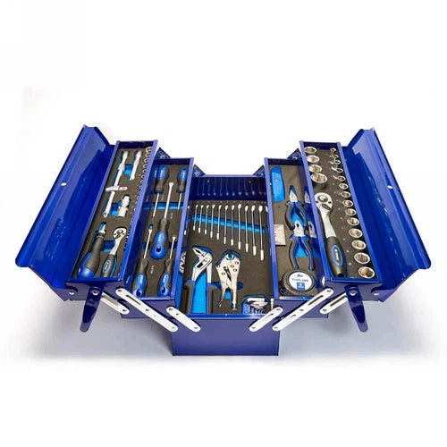 Toolbox Metal Cantilever with Tools 88pc Topline-