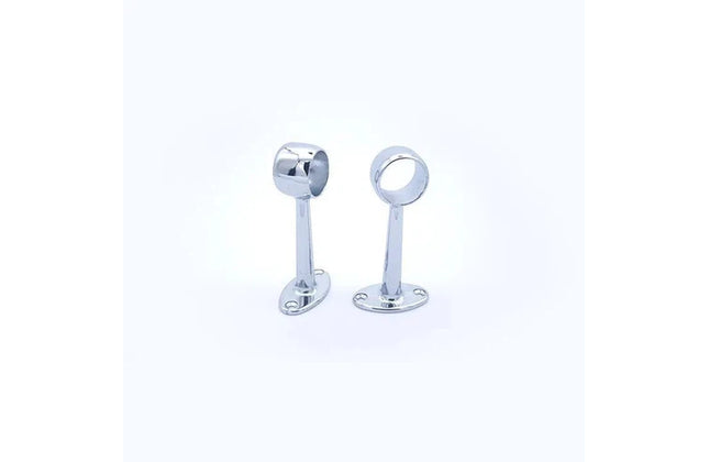 Towel Rail Bracket Through Chrome Plated-⌀19𝑚𝑚-each