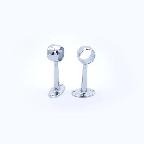 Towel Rail Bracket Through Chrome Plated-⌀19𝑚𝑚-each