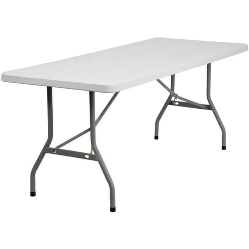Trestle Table Folding 1.8m-White-