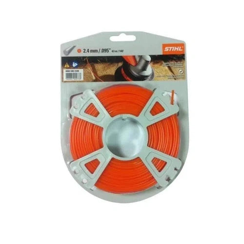 Trimmer Line Round STIHL-450𝑔 Orange ⌀2.4𝑚𝑚 x 𝐿86𝑚-