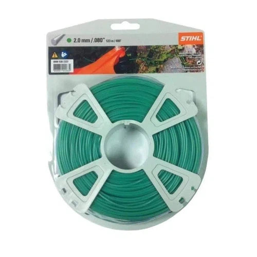 Trimmer Line Round STIHL-450𝑔 Green ⌀2.0𝑚𝑚 x 𝐿119𝑚-