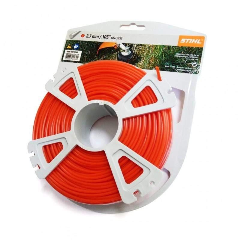 Trimmer Line Round Stihl-Weed Trimmer Blades & Spools-STIHL-Camshell Red ⌀2.7mm x ℓ68m-diyshop.co.za