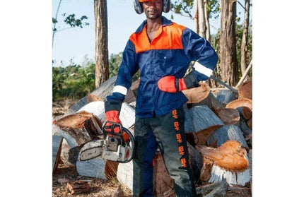 Trouser Chainsaw Operator B+20 Pangolin-Meduim-Black-