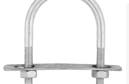 U Bolt with Plate & Nuts-M6x40mm