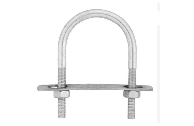 U Bolt with Plate & Nuts-M6x40mm