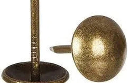Upholstery Thumb Tacks Chair Nails 𝑝/𝑔ram-5/8"(±2564/𝐾𝑔)-Antique Bronze