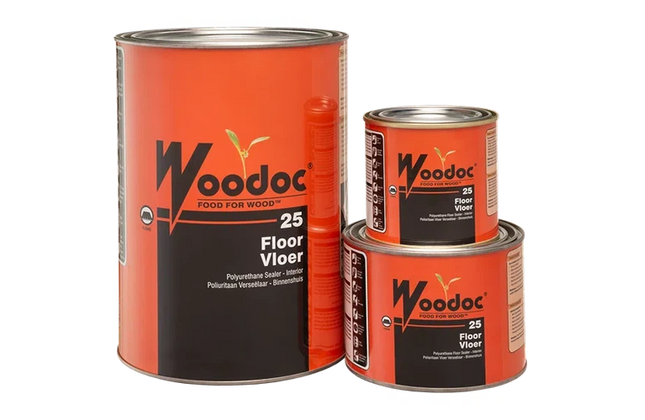 Varnish PU Floor Sealer Woodoc 25-1ℓ-Clear-Satin