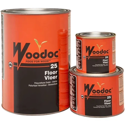Varnish PU Floor Sealer Woodoc 25-1ℓ-Clear-Satin
