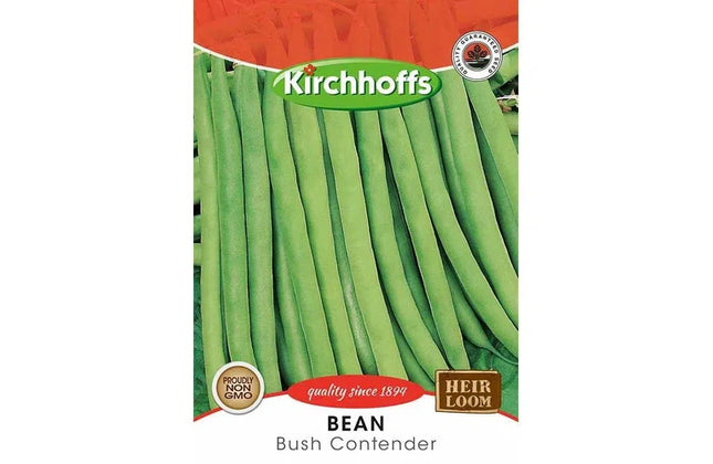 Vegetable Seed Bean Kirchhoffs-Bush Contender-Picture Packet