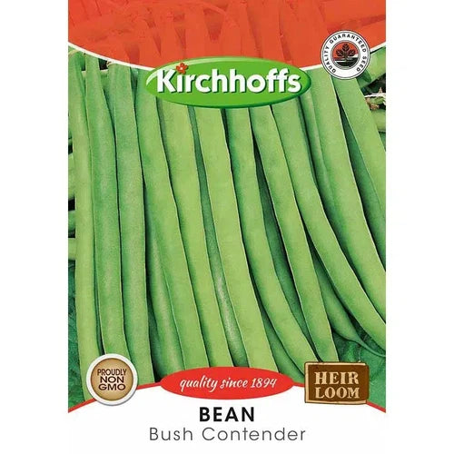 Vegetable Seed Bean Kirchhoffs-Bush Contender-Picture Packet-