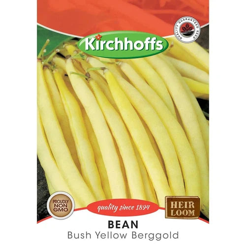 Vegetable Seed Bean's Kirchhoffs-Bush Yellow Berggold-Picture Packet-