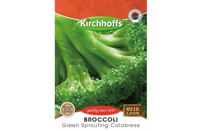 Vegetable Seed Broccoli Kirchhoffs-Green Sprouting Calabrese-Picture Packet