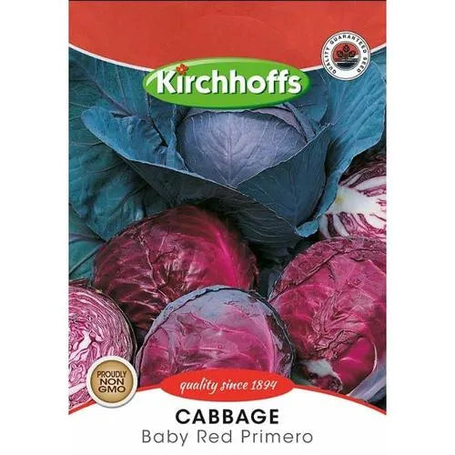 Vegetable Seed Cabbage's Kirchhoffs-Baby Red Primero-Picture Packet-