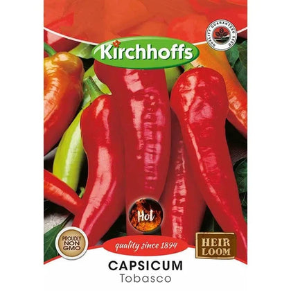 Vegetable Seed Capsicum's Kirchhoffs-Tobasco-Picture Packet