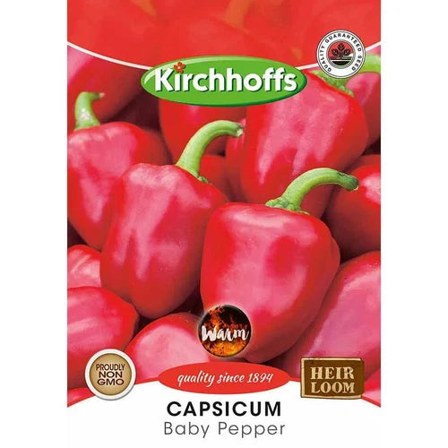 Vegetable Seed Capsicum's Kirchhoffs-Baby Pepper-Picture Packet-