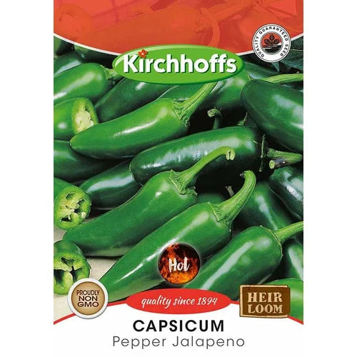 Vegetable Seed Capsicum's Kirchhoffs-Pepper Jalapeno-Picture Packet-