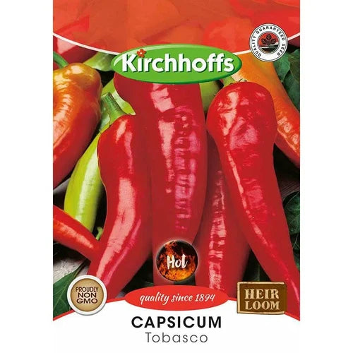 Vegetable Seed Capsicum's Kirchhoffs-Tobasco-Picture Packet-