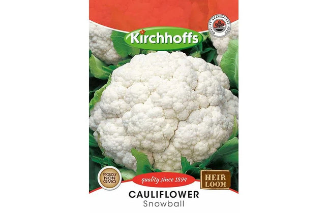 Vegetable Seed Cauliflower Kirchhoffs-Snowball-Picture Packet