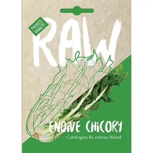 Vegetable Seed Chicory RAW-Catalogna Bi-colour Blend-Picture Packet-