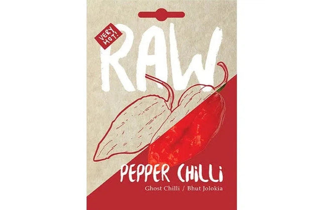 Vegetable Seed Chilli Pepper RAW-Ghost Chilli / Bhut Jolokia-Picture Packet