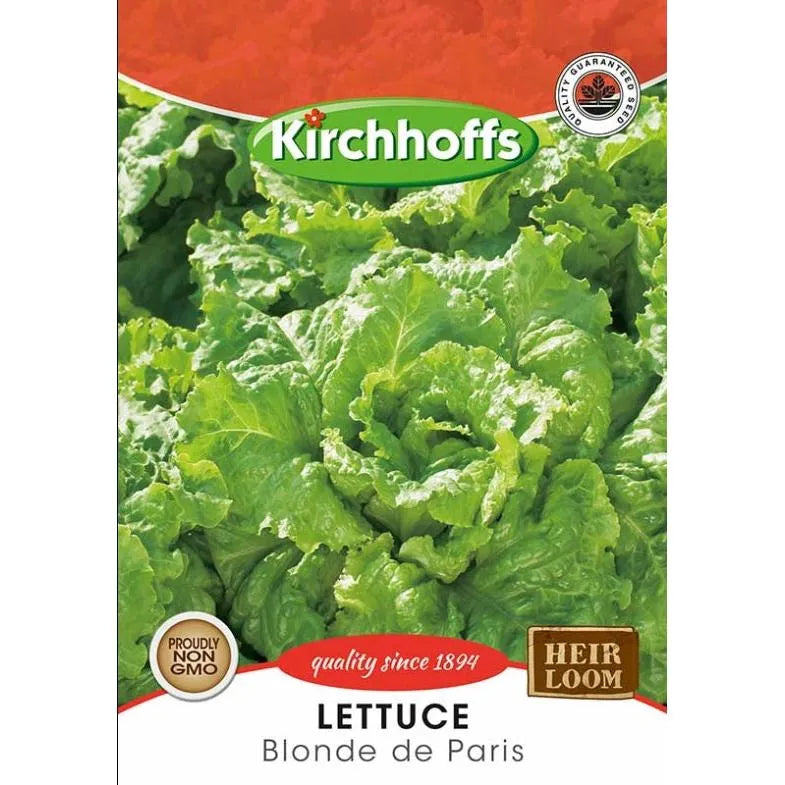 Vegetable Seed Lettuce Kirchhoffs-Blonde de Paris-Picture Packet-