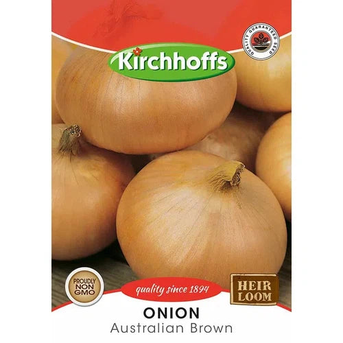Vegetable Seed Onion's Kirchhoffs-Australian Brown-Picture Packet-