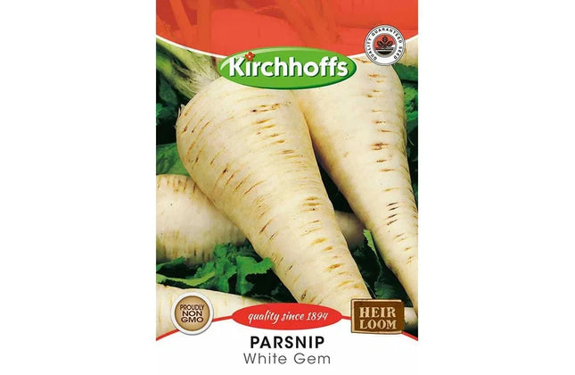 Vegetable Seed Parsnip Kirchhoffs-White Gem-Picture Packet