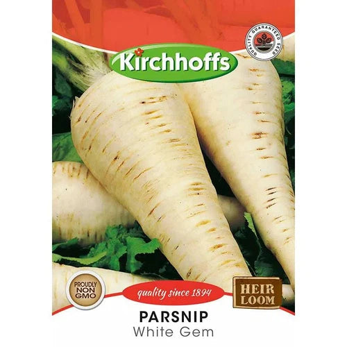 Vegetable Seed Parsnip Kirchhoffs-White Gem-Picture Packet-